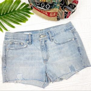 GAP 1969 Destructed Slim Denim Shorts, W27 NWOT